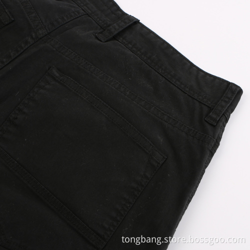 OEM Custom Elastic Cotton Woven Men's Pants